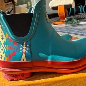 Pendleton Heritage Tucson Turquoise Chelsea outdoors rubber rain boots womens 9